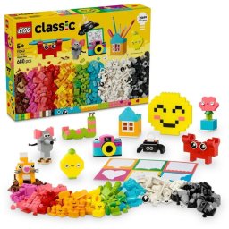Lego Classic Caja Felix Creativa, Ladrillos de Colores y Animales para Construir +5 Años