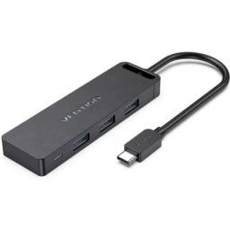 Vention TGTBB Hub USB-C 5 en 1 3xUSB 3.0/USB-C/MicroUSB PD Negro