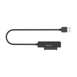 Aisens ASE-25A03B Adaptador USB 3.0 a SATA 2.5″ Disco Duro Negro