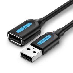 Vention CBIBD Cable Alargador USB 2.0 50cm Negro PC
