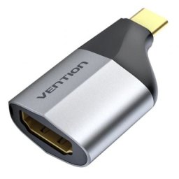 Vention TCDH0 Adaptador USB Tipo-C a HDMI 4K UHD Gris Dorado