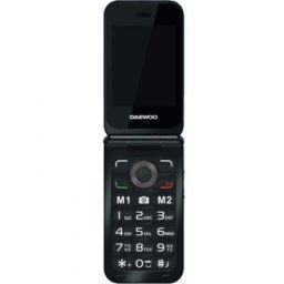 Daewoo DW8003BK Teléfono Móvil 2.8" Dual SIM Teclas Grandes SOS Negro