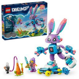 Lego Dreamzzz Izzie y Bunchurro el Conejo Jugón, Figura Articulada y Minifigura para Niños de 7+ Años