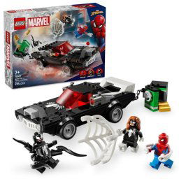 Lego Marvel Spider-Man vs. Coche Brutal de Venom, Juguete de Superhéroes y Figuras 7+ Años