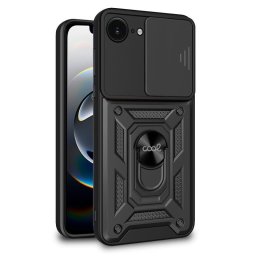Cool Carcasa Para iPhone 16e / iPhone 17e Hard Ring Negro