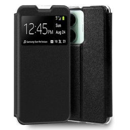 Cool Funda Flip Cover para Xiaomi Poco X7 Pro 5G Liso Negro