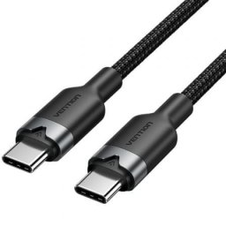 Cable USB 2.0 Vention TRDBF Tipo-C a Tipo-C 1m 60W 480Mbps Negro