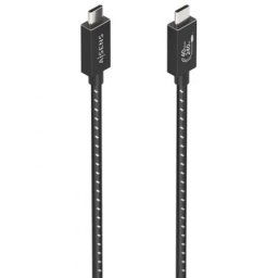 Cable USB AISENS A156-0868 USB4 40Gbps Tipo-C 240W 1.5m Negro E-marker