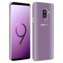 Avizar Funda de Silicona Flexible Ultrafina Transparente para Samsung Galaxy S9 Plus