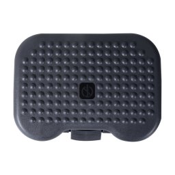 Homcom Reposapiés Ergonómico 46x35cm Negro