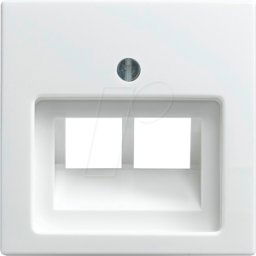 BUSCH-JAEGER EL BJ 1803-2-914 - Central DISC BALANCE® SI para 2x RJ45, blanco alpino