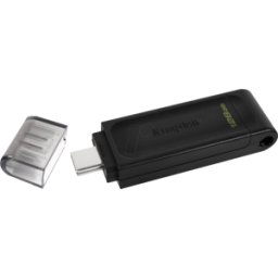 KINGSTON DT70/128GB - Memoria USB, 128 GB USB-C 3.2 Gen 1 DataTraveler 70