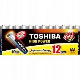 Toshiba MP-12 Pack 12 Pilas AAA High Power Alcalinas 1.5V