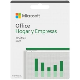 Microsoft Office Hogar y Empresas 2024 - 1 Dispositivo Versión Física Licencia Perpetua