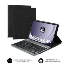 Funda teclado Bluetooth 5.2 QWERTY español Subblim Galaxy Tab A9+ 11″ multipunto, magnética, resistente