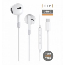 Auriculares TECH ONE TECH con cable USB-C y micrófono estéreo multifunción