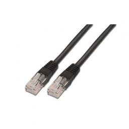 Cable de red AISENS A135-0257 Cat.6 UTP 0.5m AWG24 Negro 100% cobre