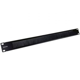 Panel Guía Cables Phasak PA 1901 1U Rack 19″ Negro Cepillo Integrado
