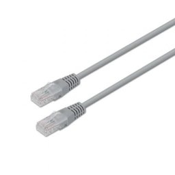 Cable de red AISENS A135-0234 Cat.6 RJ45 UTP 10m AWG24 100% cobre gris