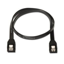 Cable SATA AISENS A130-0157 0.5m 6Gbps Negro con anclaje y RoHS