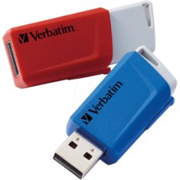 VERBATIM 49308 - Memoria USB, USB 3,2, 32 GB, Store'n'Click, paquete de 2