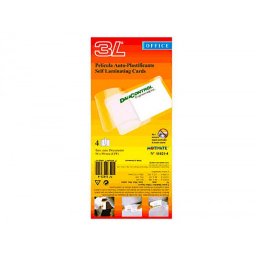 Bolsa de plastificar djois manual en frio 300 mc din a4 con dorso adhesivo pack 10 unidades