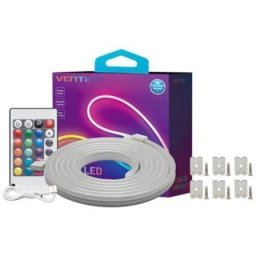 Tira LED Vention PAEWF 1m RGB Silicona Control Remoto USB Resistente Agua IP65