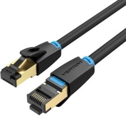 Cable de red Vention IKABD Cat.8 RJ45 SFTP 50cm 40Gbps 2000MHz Negro