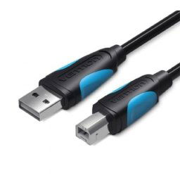 Cable USB Vention VAS-A16-B100 Tipo-B Macho a USB Macho 480Mbps 1m Negro