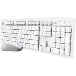 Teclado de membrana Trust Ody II Layout ES inalámbrico ratón silencioso USB pila
