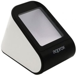 Lector de Códigos de Barras APPROX appLS20DESK+ 1D/2D PDF QR USB Auto Detección Blanco/Negro