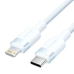 Cable Vention LALSH USB Tipo-C Lightning 27W 480Mbps 2m Azul