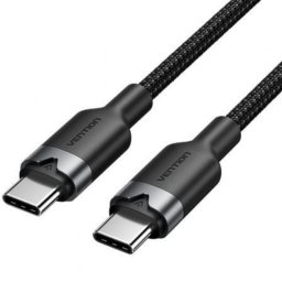 Cable Vention TRDBH USB Tipo-C 2.0 3A 60W 2m 480Mbps Negro