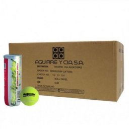 Cajón bolas Bullpadel Premium Pro 24 botes para pádel alta durabilidad y presión estable