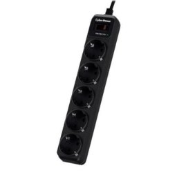Regleta CyberPower B0520SC0-DE 5 Tomas, Protección Sobretensiones, Cable 1.8m Negra
