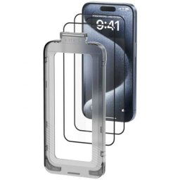 Protector de Pantalla VENTION KUOTCC-20 iPhone 15 Plus 2 Unidades Cristal Templado 0.3mm 9H + Kit Instalación