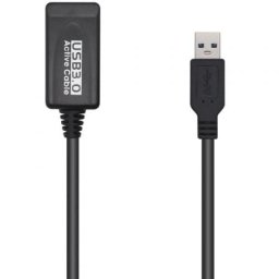Cable alargador USB 3.0 AISENS A105-0525 amplificador 5m 625Mbps negro
