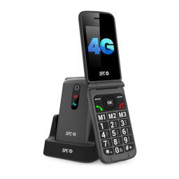 Teléfono SPC Stella 3 4G VoLTE Botón SOS Teclas XL Volumen 103dB Base de carga