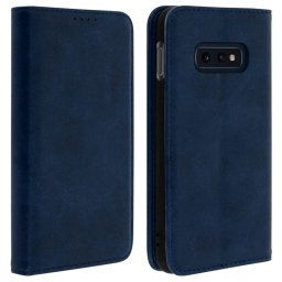Avizar Funda Tipo Libro Billetera Vintage Azul para Samsung Galaxy S10e