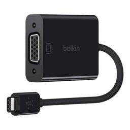 Belkin Adaptador USB-C a VGA Negro