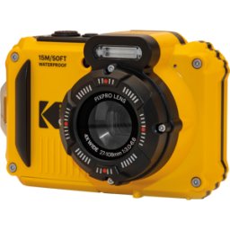 KODAK WPZ2 GE - Cámara digital sumergible, 16MP, zoom de 4 aumentos, amar
