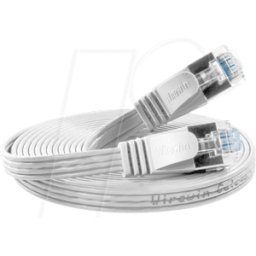 SLIM S6 15 WS - Cable de conexiones SLIM Cat.6, STP(PIMF), 15 m, blanco