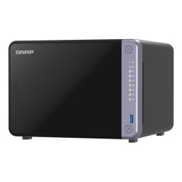 NAS Torre QNAP 6 bahías 4GB DDR4 2x10GbE Alpine AL-524 PCIe USB 3.2 TS-632X-4G