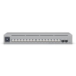 Switch Ubiquiti USW-Pro-Max-16-PoE 16x Gigabit 2x SFP+ L3 Rack PoE 30W Acero