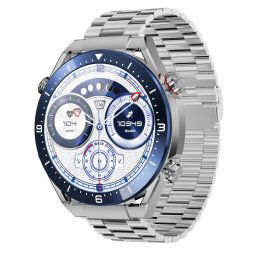 Smartwatch MaxCom Ecowatch1 Bluetooth plata/azul monitorización cardíaca y sueño