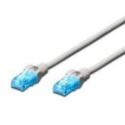 Digitus Cable de Red RJ45 U/UTP Cobre Cat.5e 3m Gris
