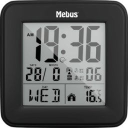 MEBUS 25595 - Reloj despertador por radio, digital
