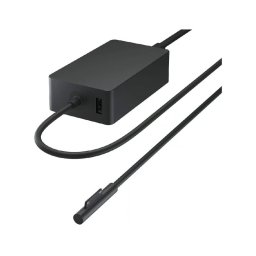 Cargador Microsoft Surface W8Z-00005 65W Protección avanzada Compacto Negro