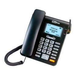Teléfono Maxcom MM28D GSM SIM Pantalla Monocroma Teclas Grandes Manos Libres Negro