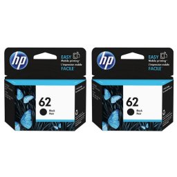 HP 62 Pack x2 Cartucho Tinta Original Negro